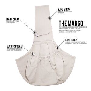 *SOLD* The Margo Dog Sling Carrier in Classic